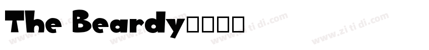 The Beardy字体转换